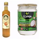 Ficha técnica e caractérísticas do produto Kit Óleo de Coco Extra Virgem Copra 500 Ml + Vinagre de Maçã Orgânico São Francisco 500 Ml