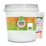 Kit Óleo de Coco Qualicoco Extra Virgem 3 Litros + 1kg de Sal Rosa Unilife