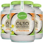 Ficha técnica e caractérísticas do produto Kit 3 Óleo de Coco Extra Virgem Qualicôco 500ml