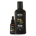 Kit Óleo + Shampoo para Barba Black Barts® Single Ron