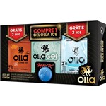 Ficha técnica e caractérísticas do produto Kit Olla - Compre 1 Gel Lubrificante Ice 50g Grátis 3 Preservativos Canela Hot + 3 Preservativos Ice