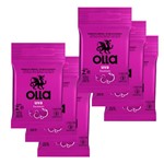 Ficha técnica e caractérísticas do produto Kit Olla Preservativo Sabor Uva 3uni. com 6 Packs