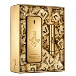Ficha técnica e caractérísticas do produto Kit One Million Paco Rabanne Perfume Masculino Eau de Toilette 100ml + Miniatura 10 Ml