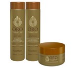 Kit Oro Therapy 24K NatuMaxx Máscara 300g, Shampoo e Condicionador 300ml