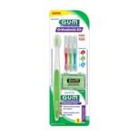 Escova Dental Gum Kit Ortodontico com 4 Unidades
