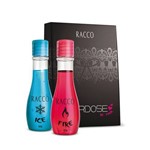 Ficha técnica e caractérísticas do produto Kit Overdose de Amor - Gel de Massagem Ice 60g+ Gel Massagem Fire 60g - Racco (1127)