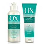 Ficha técnica e caractérísticas do produto Kit Ox Cachos Controlados Shampoo 240ml + Creme de Pentear 250ml - Ox