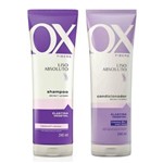 Kit OX Fibers Liso Absoluto Shampoo 240ml + Condicionador 240ml