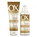 Ficha técnica e caractérísticas do produto Kit Ox Oils Nutrição Intensa Shampoo 240ml + Creme de Pentear 250ml - Ox