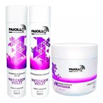 Ficha técnica e caractérísticas do produto Kit Paiolla Matizador Violeta Shampoo, Cond e Máscara 300ml