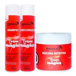 Kit Paiolla Shampoo Condicionador e Másc Toque Mágico 300ml