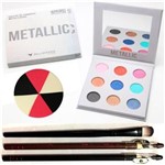 Ficha técnica e caractérísticas do produto Kit Paleta de Sombra Metallic Premium Collection Bella Femme