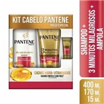 Ficha técnica e caractérísticas do produto Kit Pantene Cachos Hidra-Vitaminados Shampoo 400Ml + Condicionador 3 Minutos + Ampola 15Ml