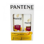 Kit Pantene Controle de Queda Shampoo 400ml + Condicionador 200ml - Tenys Pe