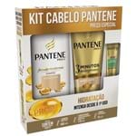Ficha técnica e caractérísticas do produto Kit Pantene Hidratação Shampoo 400Ml + Condicionador 3 Minutos + Ampola 15Ml