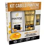 Kit Pantene Hidro-Cauterização Shampoo 400ml + Condicionador 3 Minutos Milagrosos 170ml + Ampola 15ml