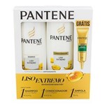 Ficha técnica e caractérísticas do produto Kit Pantene Liso Extremo Shampoo 400ml + Condicionador 200ml + Ampola de Tratamento 15ml