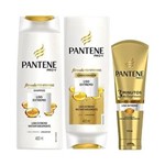 Kit Pantene Liso Extremo Shampoo + Condicionador + Condicionador 3 Minutos
