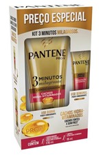 Ficha técnica e caractérísticas do produto Kit Pantene 3 Minutos Milagrosos Cachos Hidra-Vitaminados Condicionador 170ml + Ampola 15ml