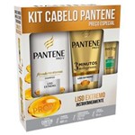 Ficha técnica e caractérísticas do produto Kit Pantene Shampoo Liso Extremo 400ml + Condicionador 3 Minutos Milagrosos 170ml + Ampola 15ml