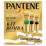 Ficha técnica e caractérísticas do produto Kit Pantene Summer Shampoo + Ampola de Tratamento - 3 Unidades