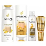 Kit Pantenehidratação + Shampoo Pantene à Seco Dry 140g