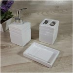 Ficha técnica e caractérísticas do produto Kit Para Banheiro Conjunto De Acessórios Para Pia Banheiro Ou Lavabo (3 Peças)