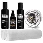 Ficha técnica e caractérísticas do produto Kit Barba Shampoo Tônico 2 Toalhas Balm Usebarba