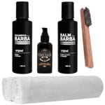 Ficha técnica e caractérísticas do produto Barbeiro Óleo 2 Toalhas Shampoo Tônico Escova Usebarba
