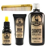 Ficha técnica e caractérísticas do produto Kit de Barba - Oleo de Barba Shampoo Balm - Barba de Macho
