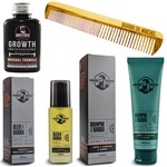 Ficha técnica e caractérísticas do produto Kit para Barba Shampoo Pente Tônico Óleo Barba Brava