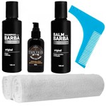 Ficha técnica e caractérísticas do produto Kit Barbeiro Tônico 2 Toalhas Shampoo Balm Usebarba - Use Barba