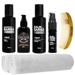 Ficha técnica e caractérísticas do produto Kit para Barba Balm Óleo Shampoo 2 Toalhas Usebarba