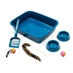 Kit para Gato Prime Top 7 Peças Azul