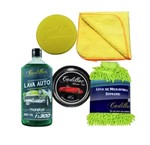 Ficha técnica e caractérísticas do produto Kit para Lavar Carros Shampoo e Cera Automotivo Cadillac