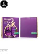 Ficha técnica e caractérísticas do produto Kit 2pçs Perfume Benetton Colors Purple 80ml