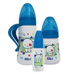 Ficha técnica e caractérísticas do produto Kit 3 Peças Mamadeira Design - Azul - Lillo