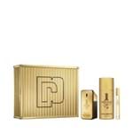 Ficha técnica e caractérísticas do produto Kit Perfume 1 Million Masculino Eau de Toilette 50ml + Desodorante 150ml + Travel Size 10ml