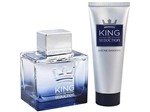 Ficha técnica e caractérísticas do produto Kit Perfume Antonio Banderas King Of Seduction - Masculino Eau de Toilette 100ml e Pós-Barba 75ml