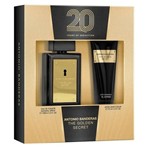 Ficha técnica e caractérísticas do produto Kit Perfume Antonio Banderas The Golden Secret Masculino Eau de Toilette 100ml + Pos Barba 75ml