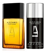 Ficha técnica e caractérísticas do produto Kit Perfume Azzaro Pour Homme 100 Ml + Desodorante 150 Ml