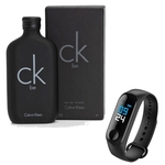 Ficha técnica e caractérísticas do produto Kit Perfume Ck Be 200ml Com Relógio Smartband M3 Lançamento