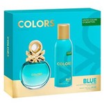 Ficha técnica e caractérísticas do produto Kit Perfume Colors Blue Benetton Feminino Eau de Toilette + Desodorante