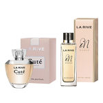 Ficha técnica e caractérísticas do produto Kit Perfume Cuté 100ml + In Woman 90ml La Rive