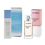 Ficha técnica e caractérísticas do produto Kit Perfume Donna 90ml + Queen Of Life 75ml La Rive