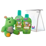 Ficha técnica e caractérísticas do produto Kit Perfume e Shampoo Hyppo Green Kid's Safari Delikad