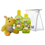 Ficha técnica e caractérísticas do produto Kit Perfume e Shampoo Hyppo Yellow Kid's Safari Delikad