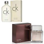 Ficha técnica e caractérísticas do produto Kit Perfume Euphoria Masculino 100ml e Calvin Klein Ck One 200ml