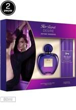 Ficha técnica e caractérísticas do produto Kit Perfume Her Secret Desire Antônio Banderas 80ml - Kanui