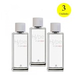 Ficha técnica e caractérísticas do produto Kit 3 Perfume Hype For Her Feminino - 100ml